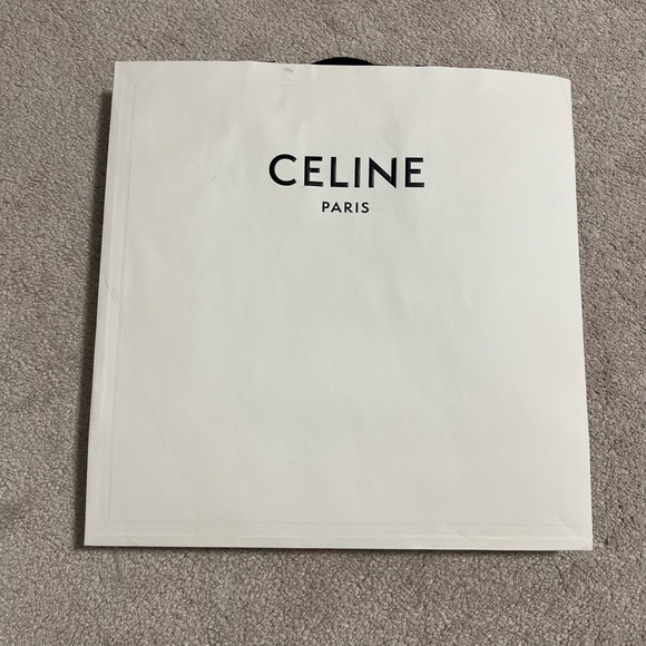 Celine logo white black empty box for bag with tissue decoration storage - Picture 11 of 14
